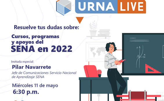 El @SENAComunica estará en #UrnaLive el miércoles 11 de mayo para aclarar tus dudas. #PregúntaleAUrna El @SENAComunica estará en #UrnaLive el miércoles 11 de mayo para aclarar tus dudas. #PregúntaleAUrna