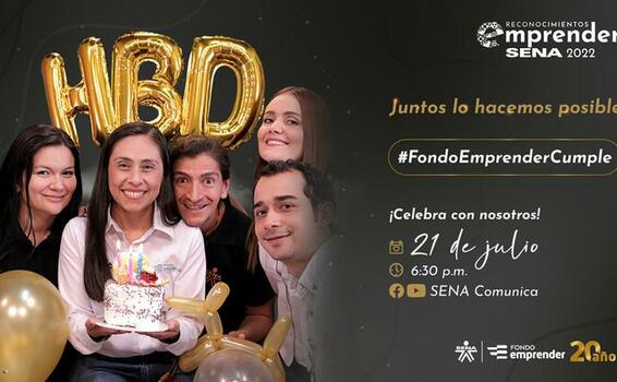 👏🏻🤩¡Dos décadas ya y la pasión sigue intacta! Cada esfuerzo que hemos hecho de la mano de los emprendedores de Colombia y de nuestros gestores de emprendimiento, ha valido la pena. ¡#FondoEmprenderCumple 20 años y la tarea continúa! 👏🏻🤩¡Dos décadas ya y la pasión sigue intacta! Cada esfuerzo que hemos hecho de la mano de los emprendedores de Colombia y de nuestros gestores de emprendimiento, ha valido la pena. ¡#FondoEmprenderCumple 20 años y la tarea continúa!