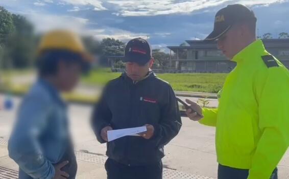 POR TENTATIVA DE FEMINICIDIO LA SIJIN CAPTURÓ A HOMBRE EN LETICIA