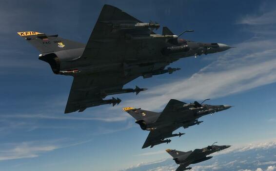 Aviones Kfir de la Fuerza Aérea Colombiana sobrevolarán Amazonas Aviones Kfir de la Fuerza Aérea Colombiana sobrevolarán Amazonas