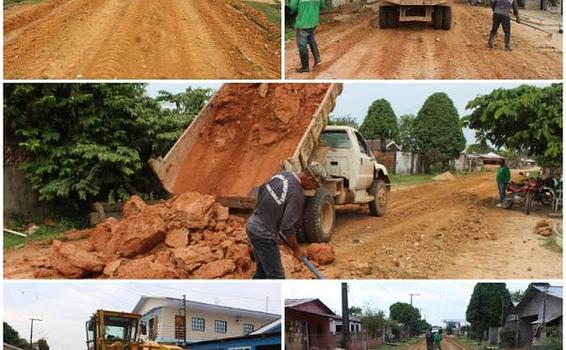 Prefeitura de Tabatinga realizou terraplanagem
