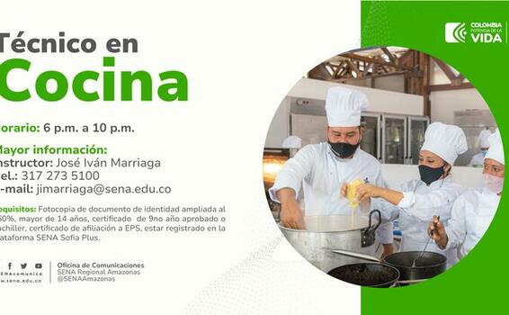 #EstudiaEnElSENA Descubre tu pasión culinaria y conviértete en un experto con nuestro programa Técnico en Cocina