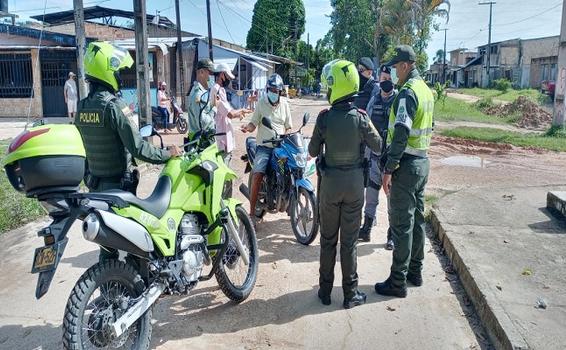 REALIZAMOS CONTROL Y VIGILANCIA EN LOS TERRITORIOS FRONTERIZOS DE BRASIL Y COLOMBIA 