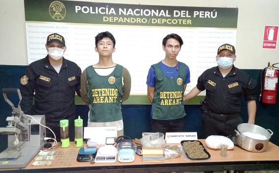 Agentes antidrogas desmantelam quadrilha criminosa "Los Amigos Infieles" na posse de maconha