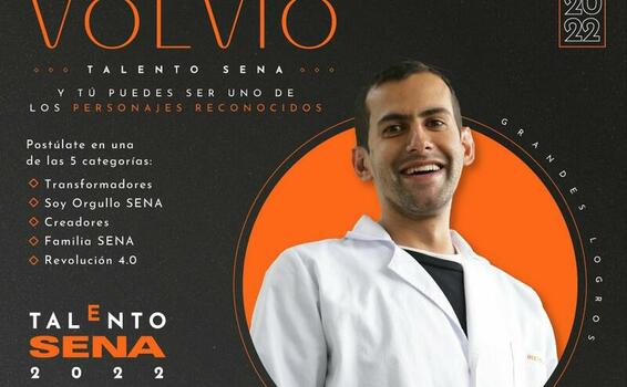Hasta el 10 de junio podrás participar de la estrategia 🧡TALENTO SENA 🔝. Ingresa a www.talentosena.com.co y postúlate en la categoría con la que más te identifiques. 🔥¿Que estás esperando? 🏃🏃♀️ Hasta el 10 de junio podrás participar de la estrategia 🧡TALENTO SENA 🔝. Ingresa a www.talentosena.com.co y postúlate en la categoría con la que más te identifiques. 🔥¿Que estás esperando? 🏃🏃♀️