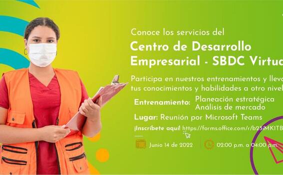 ¿Cómo lograr el éxito de tu empresa? Conéctate y descúbrelo este 14 con los expertos del Centro de Desarrollo Empresarial - SBDC del #SENA 😏👌🔝🚀 