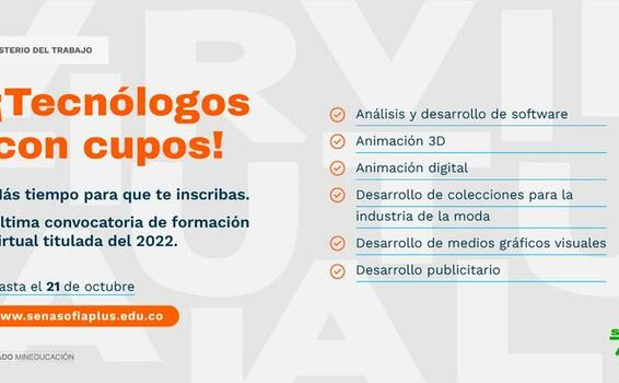 📚🖱️¡No dejes pasar esta oportunidad! Ampliamos el plazo de nuestra última convocatoria de formación virtual del 2022. 🤓 