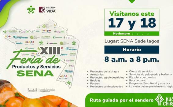 ¡Lo mejor está por llegar!  XIII Feria de Productos y Servicios SENA 