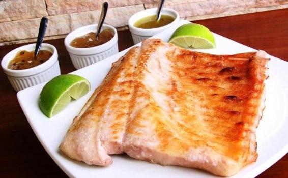 Gamitana pescada Gamitana asada