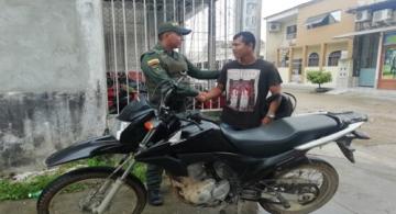 image for Policía recupera motocicleta de ciudadano brasilero