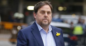 Oriol Junqueras ex vicepresidente del Gobierno catalan en foto a medio cuerpo