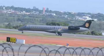 image for Tropas da Força Nacional embarcaram  no hangar da Polícia Federal em Brasília