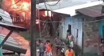 image for Balón de gas explota y deja seis viviendas afectadas