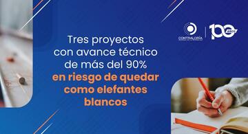 image for Tres proyectos  en riesgo de quedar como elefantes blancos