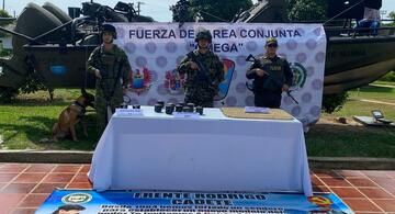 image for Destruido material de guerra hallado en un depósito ilegal