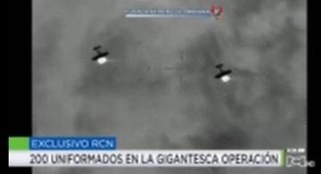 image for Imágen de bombas que impacta en campamento de alias Gentil Duarte