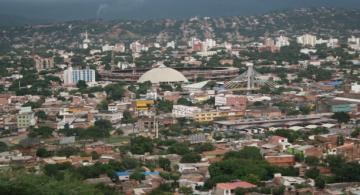 Imagenes de Cucuta desde un lado alto de la ciudad