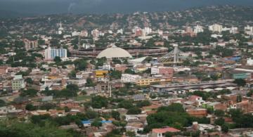 Imagenes de Cucuta desde un lado alto de la ciudad