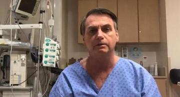 Bolsonaro no hospital em Sao Paulo 