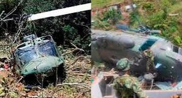 image for Fuerzas Militares investigan accidente de helicóptero en el Sur de Bolívar