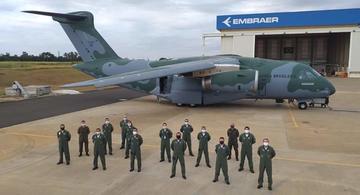 image for Embraer /  Entregamos para a Força Aérea Brasileira o terceiro avião de transporte multimissão 