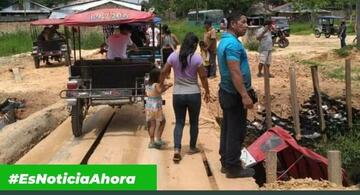 image for Motocarrista cae desde un puente en Correntillo