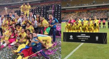 Imagenes de jugadoras de futbol femenino en un estadio