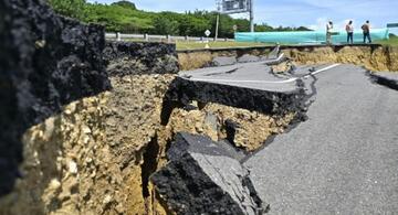 image for Tramo de la vía Cartagena-Barranquilla destruida por lluvias