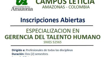 image for Inscripciones para las especializaciones en universidad Amazonía