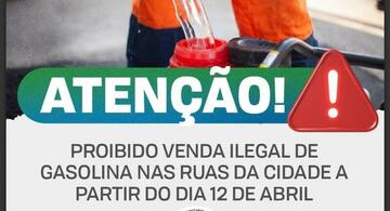 image for Proibido vender gasolina nas calçadas e vias 