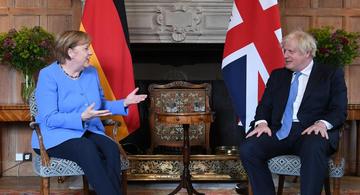 image for Angela Merkel llega a Londres para su última visita oficial al Reino Unido