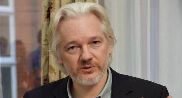 Julian Assange en una foto