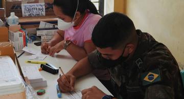 image for Comando Fronteira Solimões participa da campanha de vacinação 