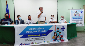 image for Prefeito participou da abertura da VI Conferência Municipal de Saúde