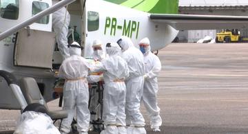 image for Três pacientes com COVID-19 são transferidos para hospitais de Rio Branco