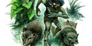 Curupira Imagen de una representacion de la Curupira