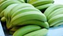 Racimos de platano verde 