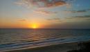 Vista del mar en amanecer en Gold Coast