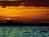 Foto de un atardecer en el mar