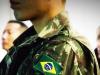 Soldado brasileiro em uniforme do exercito