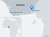 Mapa de la explosion de petroleo en la zona de Nigeria