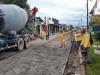 Rua Tiradentes trabalhos de Pavimentacao