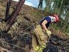 image for Bomberos atienden quema de material vegetal en la vía La Tebaida