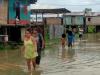 Barrio en Iquitos inundado por lluvias