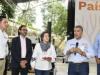 Presidente Duque con funcionarios de gobierno al lado
