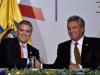 Presidente de Colombia y Ecuador en reunion