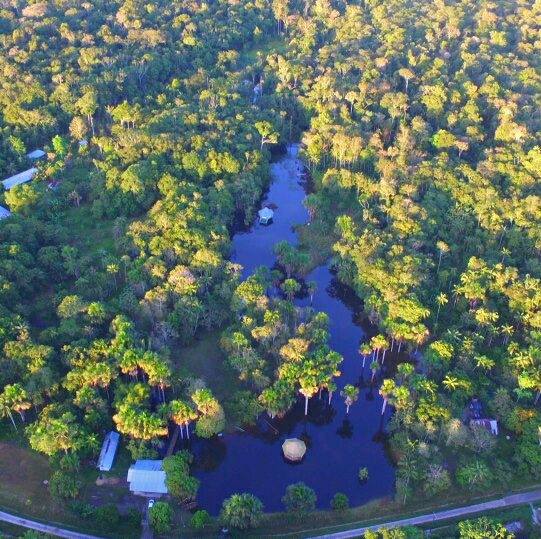 Reserva vista a traves de un dron